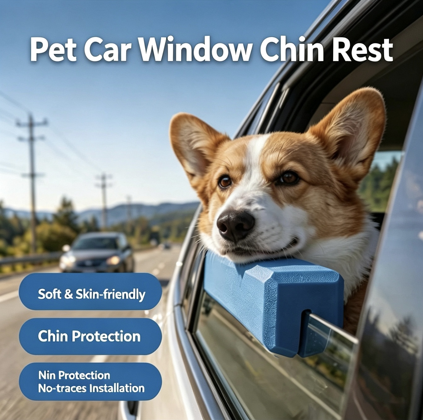 high-density EVA dog car window safety guard